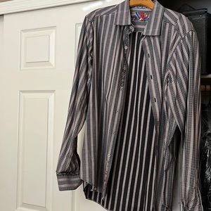 Mens Robert Graham casual dress shirt size XL Tall